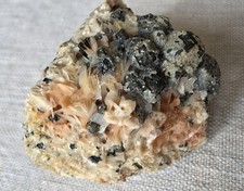 Cérusite & Baryte Rose