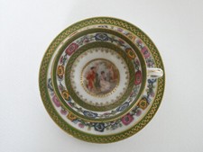 SAXE tasse + soucoupe   " ROV