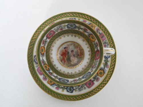 Saxe tasse soucoupe - saxe,
