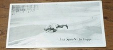 CPA LES SPORTS LA LUGE  Carte publicitaire CHICOREE EXTRA LEROUX