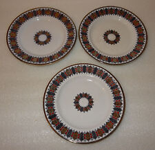LOT DE TROIS ASSIETTES ANGLAISES MODELE CELLINI  P.B & Co + MARQUE EN CREUX