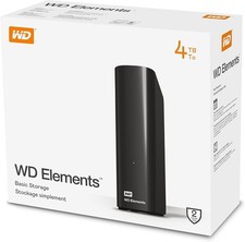 Disque dur WD 4 To Elements HDD de bureau