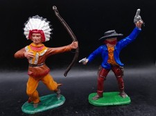 COFALU /  COWBOY et INDIEN  / hauteur 6,5 cm