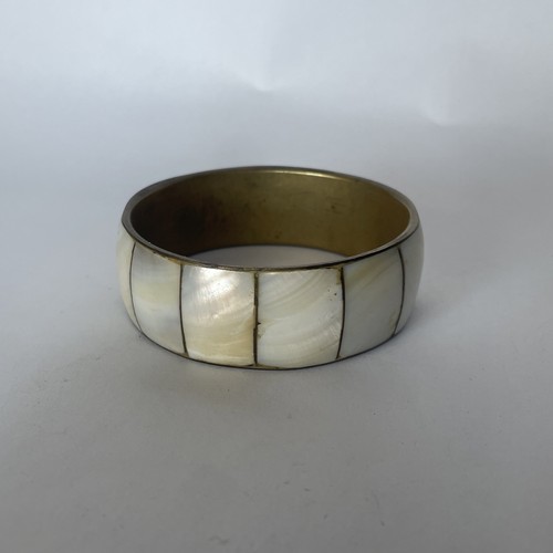 Bracelet laiton nacre - en,