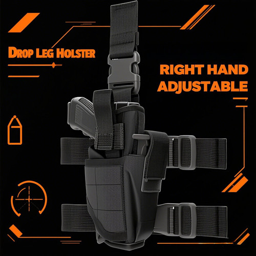 Tactical drop leg holster - tactical, for