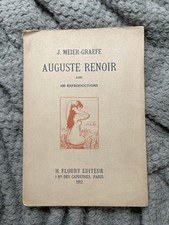 RARE - livre : Auguste Renoir avec 100 reproductions Julius Meier Graefe 1912