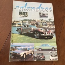 Magazine Automobile Calandres N°5 1982 Excalibur Rolls Royce Delorean etc