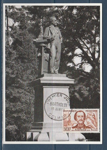 Carte 1er jour bartholdi - jour,
