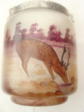 ANCIEN SEAU A BISCUIT DECOR CHASSE