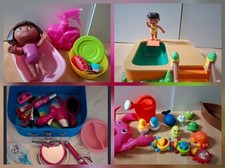 Gros lot de jouets baignoire dora reine des neige