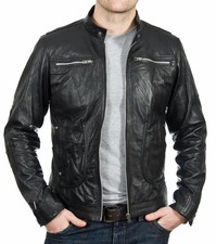 Veste de motard en cuir