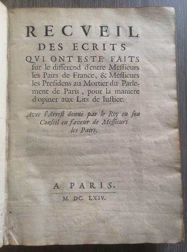 Recueil des ecrits - des,