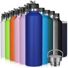 1L Bouteille d'eau en Acier
