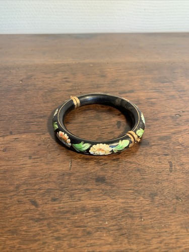 Bracelet vintage émaux - bracelet,