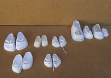 ancien Lot de 5 paire de chaussures pour poupées Celluloid NANO NANI années 1950