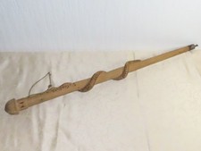 Bâton De Prisonnier De Guerre France Avec Casque Adrian ! 1940 Avec Initiales !