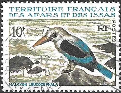 Timbre oiseaux afars issas - timbre,