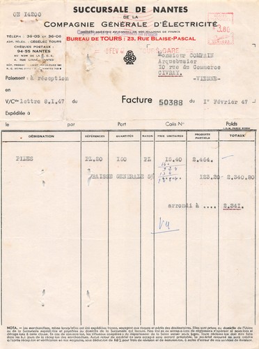 1947 compagnie generale - compagnie,
