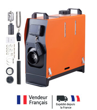 Chauffage Diesel LCD 5Kw 12v 24v Soufflant Camion Bateau Camping Car Air Pulsé