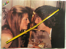 Clipping PODIUM 1977 : Poster A4 avec SHEILA - RINGO et au dos YONI et K. CHERYL