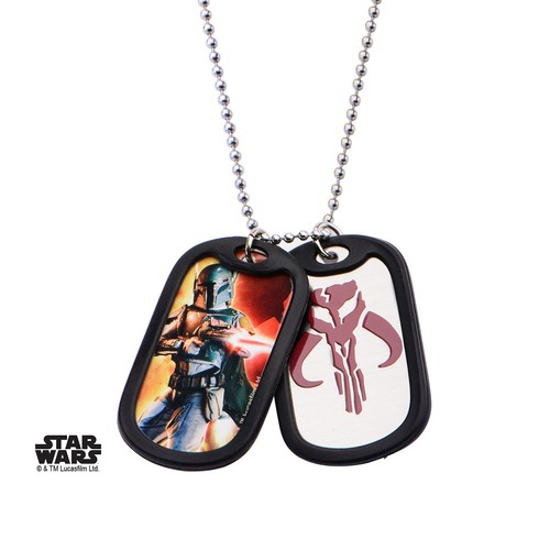 Dog tag star wars - wars, boba