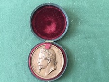 . France  Médaille Bronze .Napoleon III Empereur 1863