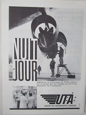 1964-65 PUB UTA AIRLINE TRANSPORT AERIEN DOUGLAS DC-8 AIRLINER ENGINE AD