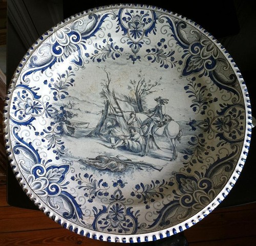 Grand plat faience - grand,