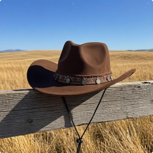 Chapeau cowboy ajustable - cowboy,