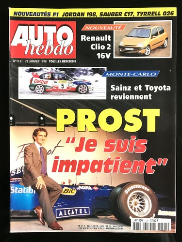 Auto hebdo 1998 - hebdo, 28/01/1998