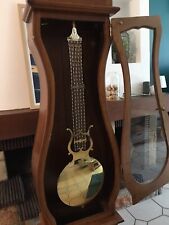 Horloge Comtoise Morbier, très bon état. Hauteur 2.12 m. Double système à poids.