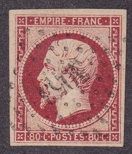 n°17A.   80c carmin - TB