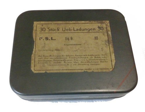 Boite pour übungsladung - pour,