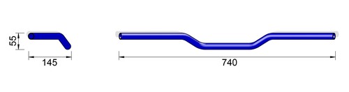 Lsl alu lenker - alu-lenker, superbike