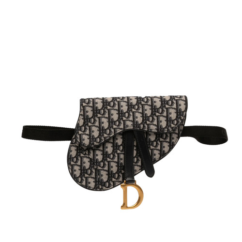 Dior oblique toile saddle sac - toile,