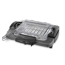 Barbecue électrique DELONGHI BQ60.X - Double grille - 1 900 W - Plateau aluminiu
