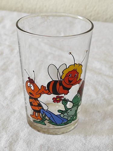 Ancien verre moutarde maya - ancien,