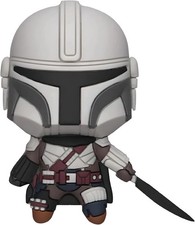 Star Wars : The Mandalorian - Aimant 3D Mando et Darksaber - Monogram