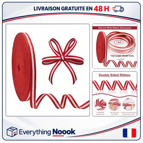 Ruban gros grain polyester - polyester, 10