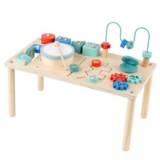 Table D'activités En Bois, Jouets Sensoriels pour Filles et Garçons de 1,