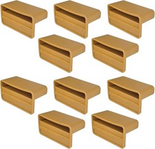 10x Support Latte pour sommier 53mm x 8mm Plastique Embout à Agrafer Visser Lit