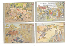 4 CPA carte postale ancienne