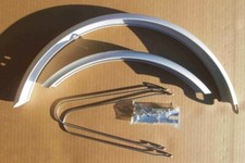 Garde Boue Aluminium roue 20" AV & AR 50mm complet  velo pliant et autres