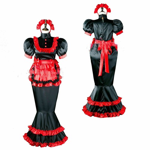 Sissy maid satin - satin, dress