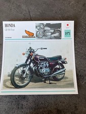 CARTE FICHE MOTO collection