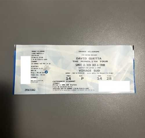 Place concert david guetta - david,