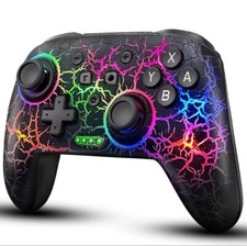 Manette switch collector Design Noire Rétro éclairée