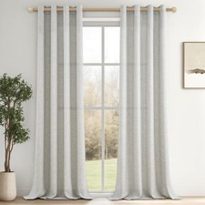 Lot de 2 Rideaux Voilages en