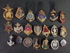 2165/MED - Lot de 20 insignes régiment troupes de marine - N° 26