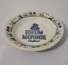 Vide Poche Coupelle Cendrier Rhum Monroe Casino céramique Vintage 